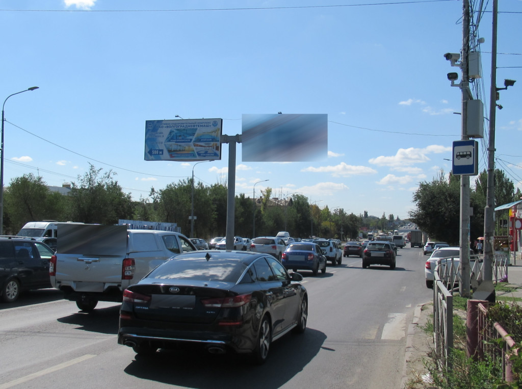 Фотография рекламного носителя, тип: Билборд 3x6, адрес: Университетский пр-т., д.71 Х Панфиловской ул., Волгоград, Волгоградская область, Россия. Сторона A3 №1000573