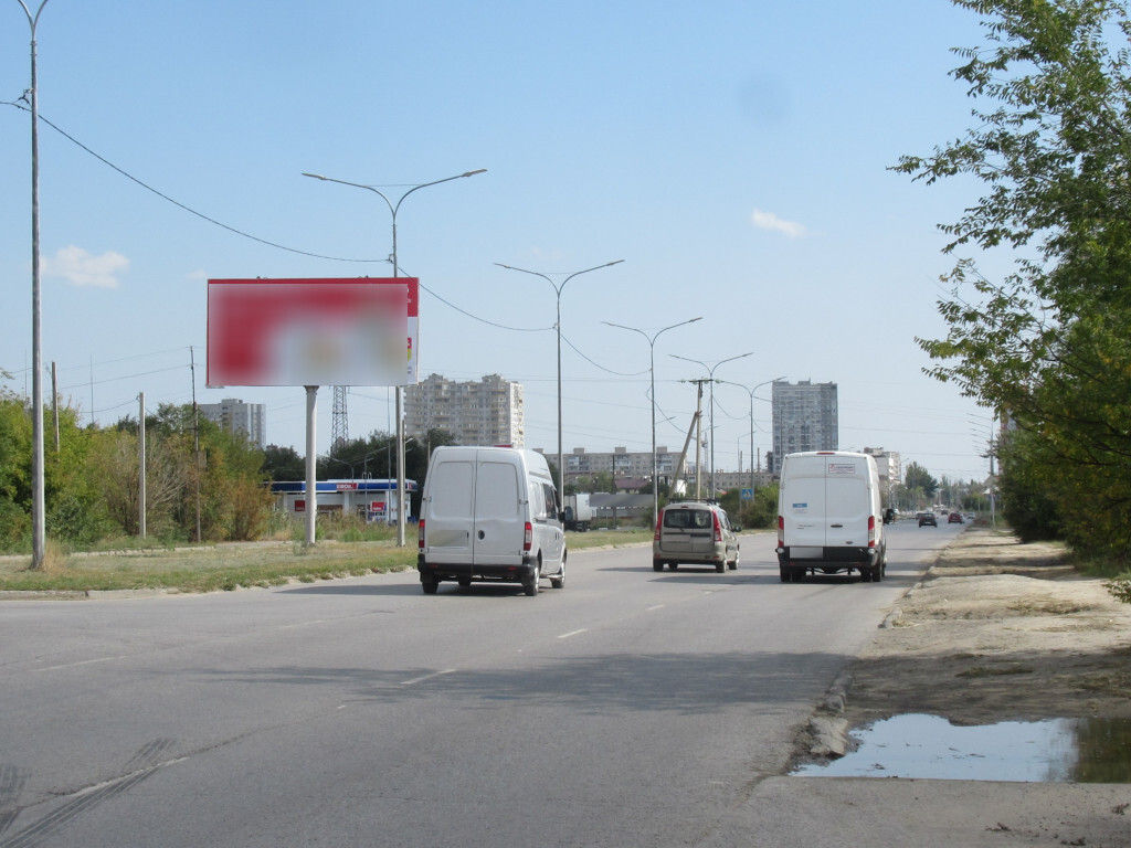 Фотография рекламного носителя, тип: Билборд 3x6, адрес: Ангарская ул., д.162а Х 3-й Продольная магистраль, Волгоград, Волгоградская область, Россия. Сторона А1 №605359