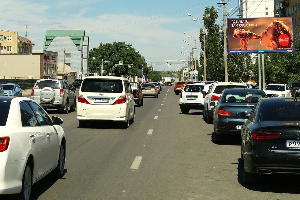 Фотография рекламного носителя, тип: Билборд 3x6, адрес: Маршала Рокоссовского ул., д.44, Волгоград, Волгоградская область, Россия. Сторона А №337780