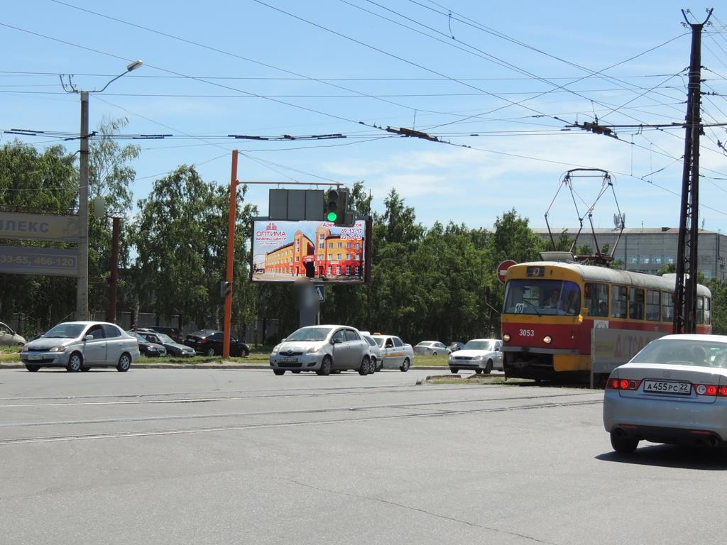 Фотография рекламного носителя, тип: Билборд 3x6, адрес: Малахова ул., д.175, Барнаул, Алтайский край, Россия. Сторона B №291774