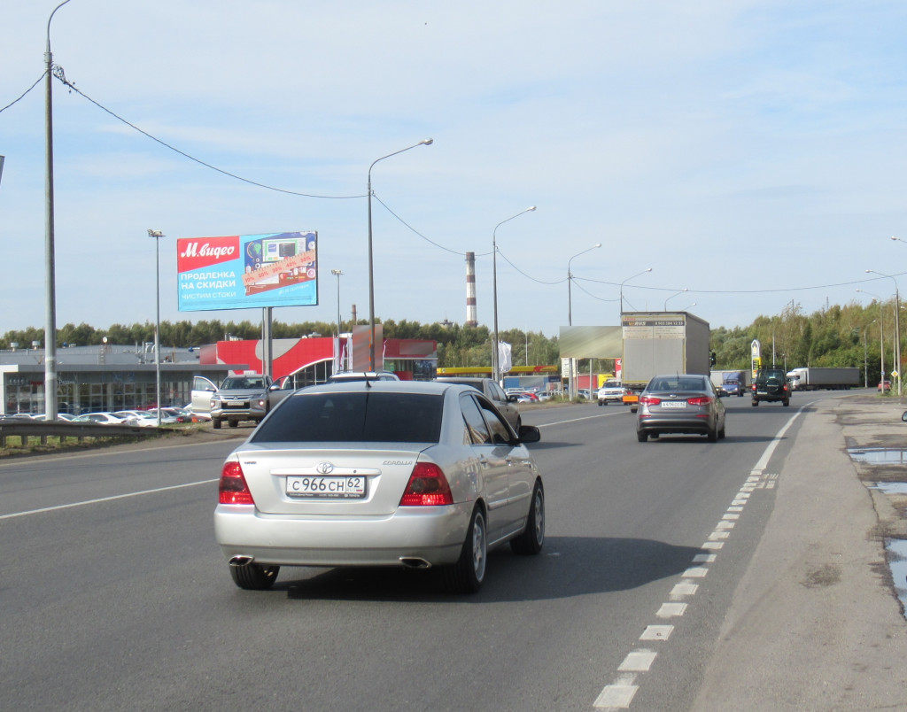 Фотография рекламного носителя, тип: Билборд 3x6, адрес: Куйбышевское ш., д.45, стр.2, Рязань, Рязанская область, Россия. Сторона Б №793752
