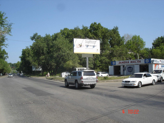 Фотография рекламного носителя, тип: Билборд 3x6, адрес: Тихоокеанская ул. X Брестская ул., Хабаровск, Хабаровский край, Россия. Сторона А №481844