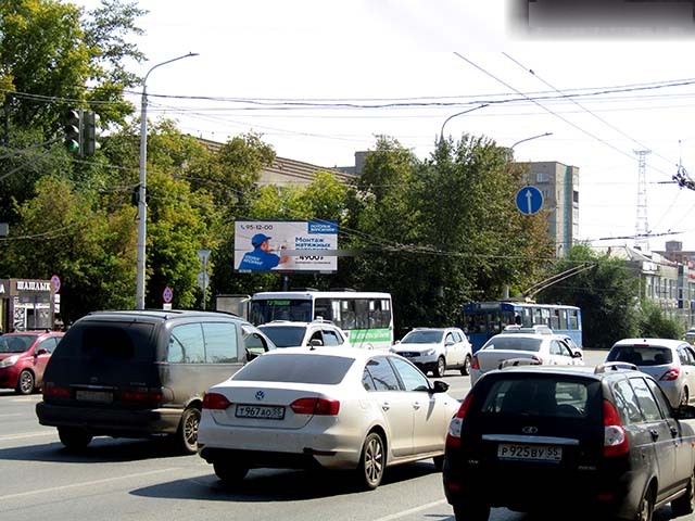 Фотография рекламного носителя, тип: Билборд 3x6, адрес: Красный Путь ул. Х 2-я Дачная ул., ост."Городок Водников", Омск, Омская область, Россия. Сторона Bh1-Bh6 №651101