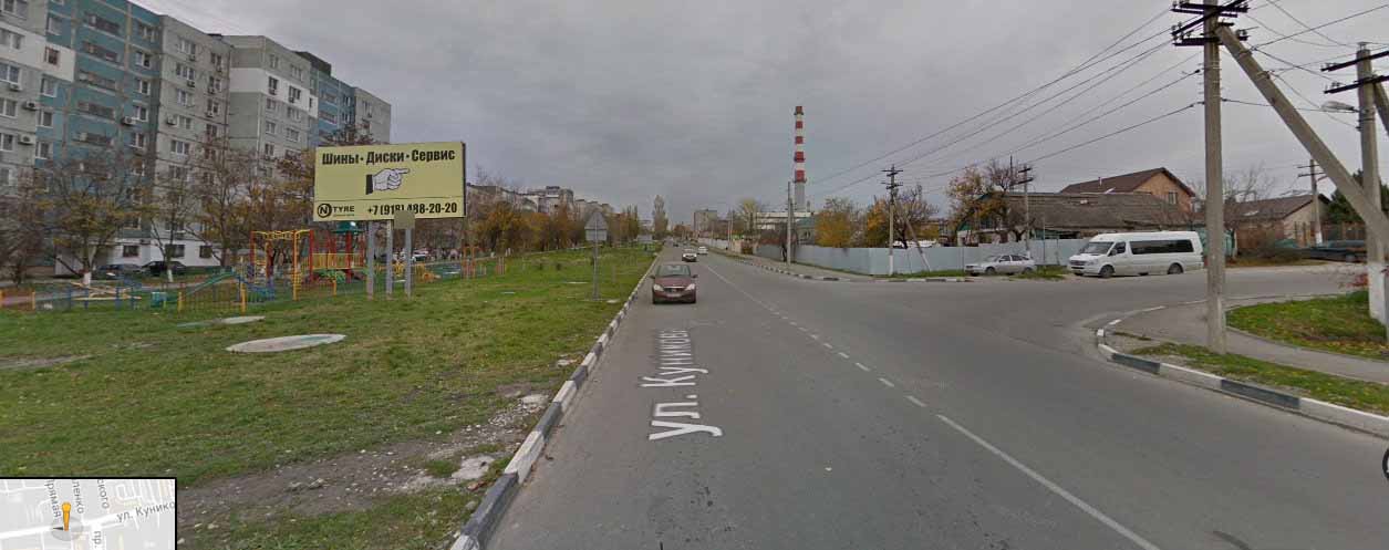 Фотография рекламного носителя, тип: Билборд 3x6, адрес: Куникова ул., д.34, Новороссийск, Краснодарский край, Россия. Сторона Б №702829