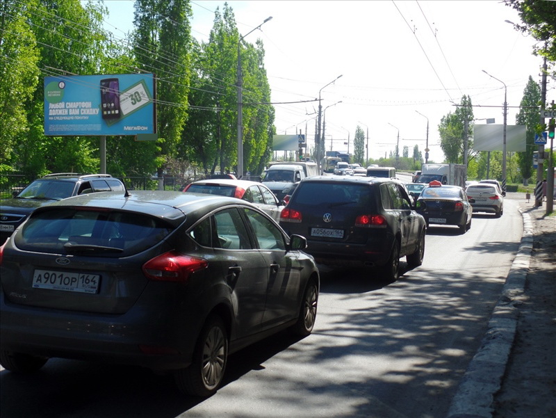 Фотография рекламного носителя, тип: Билборд 3x6, адрес: Московское ш., д.2, Саратов, Саратовская область, Россия. Сторона Б №819376