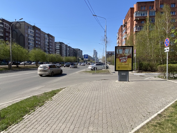 Фотография рекламного носителя, тип: Ситиформат 1.8x1.2, адрес: 78 Добровольческой Бригады ул., д.2, Красноярск, Красноярский край, Россия. Сторона А №758173