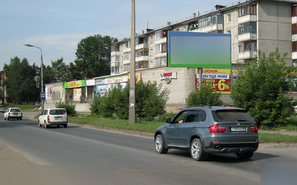 Фотография рекламного носителя, тип: Билборд 3x6, адрес: Декабристов ул., ТЦ "Вояж", Ангарск, Иркутская область, Россия. Сторона A №860054