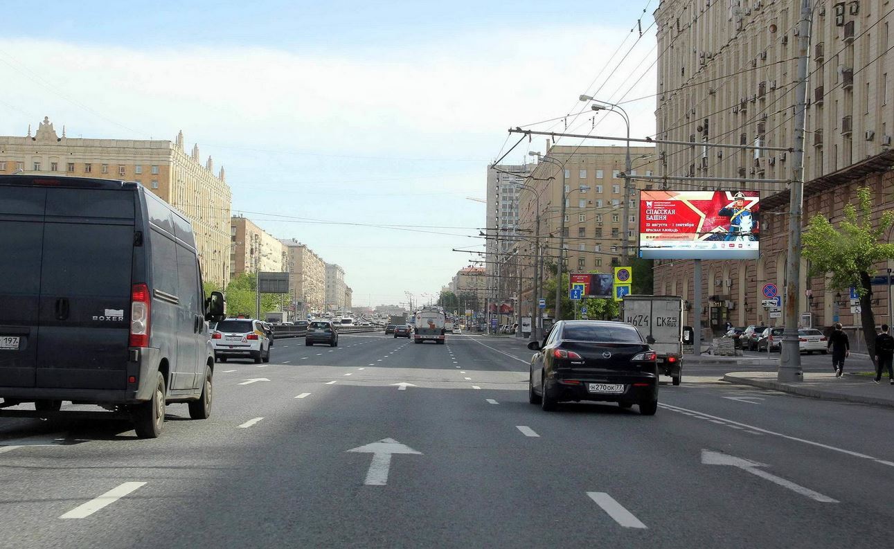 Фотография рекламного носителя, тип: Билборд 3x6, адрес: Мира пр-т., д.103 Х Ольминского пр-зд., Москва, Россия. Сторона Аh1-Аh4 №882200