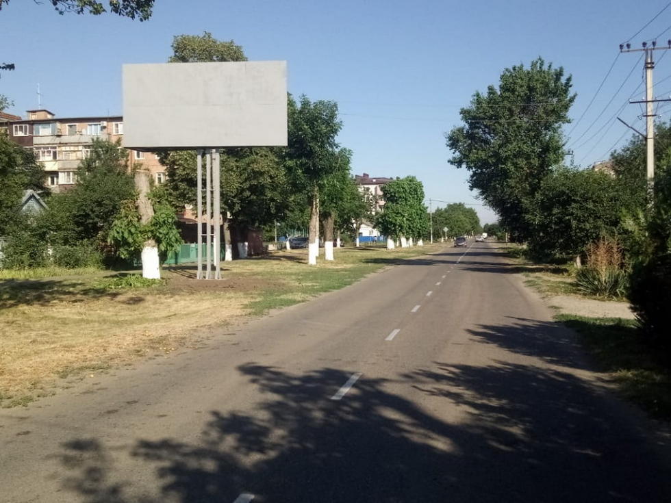 Фотография рекламного носителя, тип: Билборд 3x6, адрес: Гулькевичи г., Симонова ул., поз.13, Краснодарский край, Россия. Сторона Б №1020637