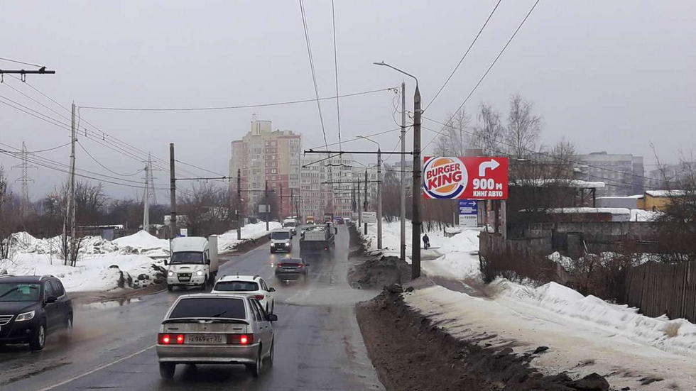 Фотография рекламного носителя, тип: Билборд 3x6, адрес: Павла Большевикова ул., д.48Б, Иваново, Ивановская область, Россия. Сторона А №1013912
