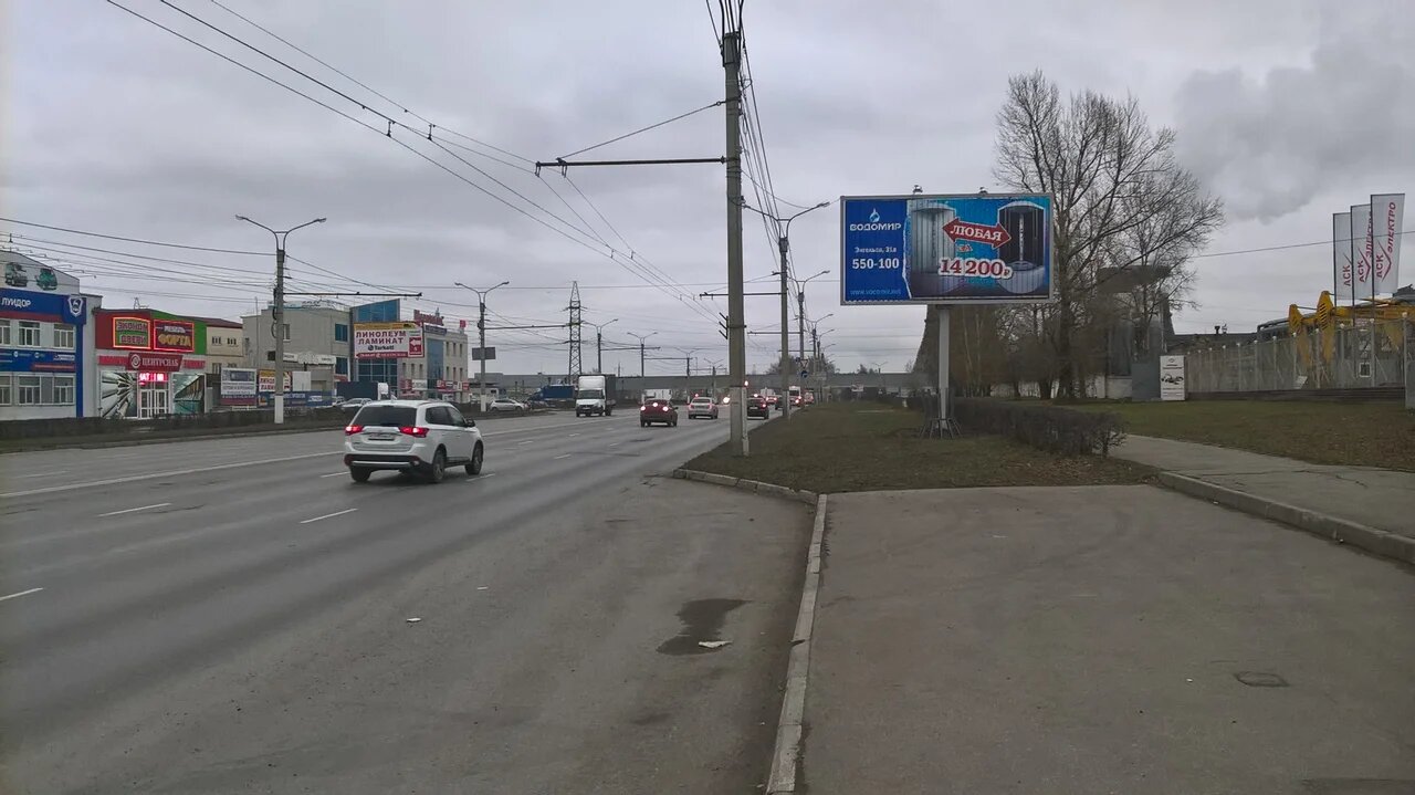 Фотография рекламного носителя, тип: Билборд 3x6, адрес: Марпосадское ш., д.1В, напротив, Чебоксары, Республика Чувашия, Россия. Сторона А1-А3 №825154