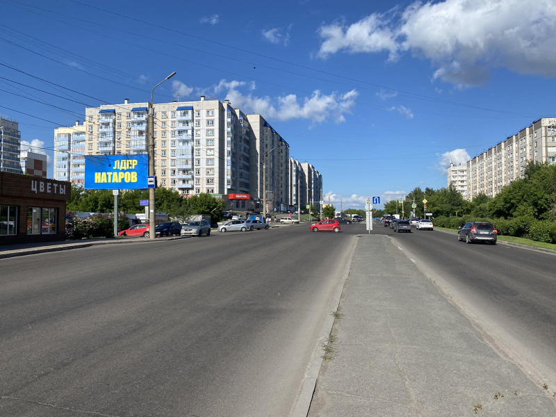 Фотография рекламного носителя, тип: Билборд 3x6, адрес: Крайняя ул., д.14/1, Красноярск, Красноярский край, Россия. Сторона Б №848216