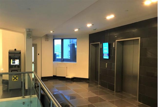 Фотография рекламного носителя, тип: Видеоэкран, адрес: Бизнес-центр «Gas Field», Обручева ул., д.23, корп.3, Москва, Россия. Сторона/вариант A №975585