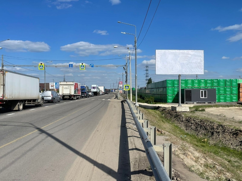 Фотография рекламного носителя, тип: Билборд 3x6, адрес: Воронеж - Тамбов а/д, 11 080м Право, Воронеж, Воронежская область, Россия. Сторона A №1081208
