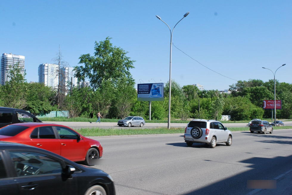 Фотография рекламного носителя, тип: Билборд 3x6, адрес: Бебеля ул., д.11 X Полежаевой ул., Екатеринбург, Свердловская область, Россия. Сторона Б №524231