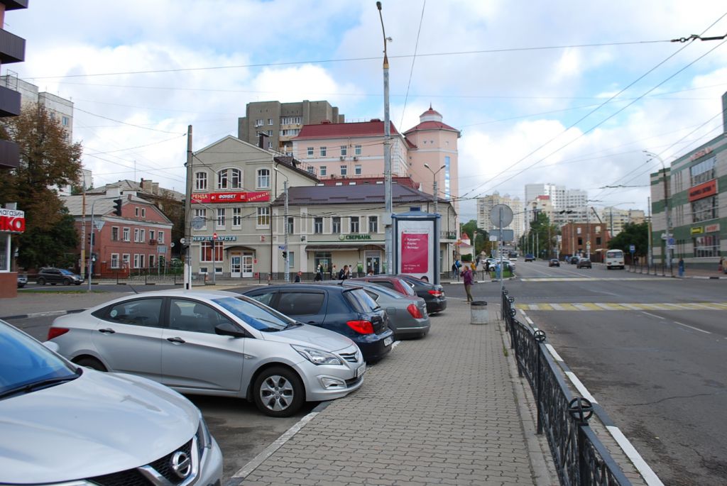 Фотография рекламного носителя, тип: Пиллар 3x1.4, адрес: Вокзальная ул., д.5, поз.1, Белгород, Белгородская область, Россия. Сторона B №507391