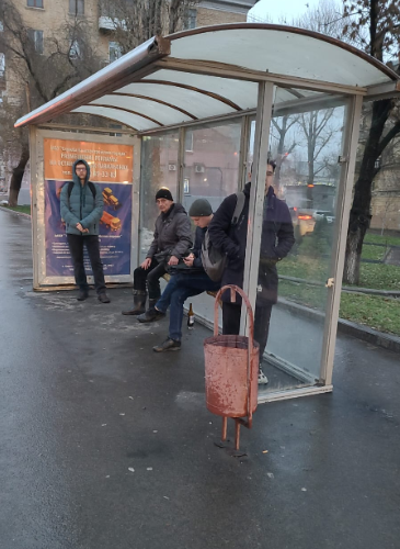 Фотография рекламного носителя, тип: Остановка 1.8x1.2, адрес: Орджоникидзе ул. Х Киевская ул., в центр, Саратов, Саратовская область, Россия. Сторона А №585167