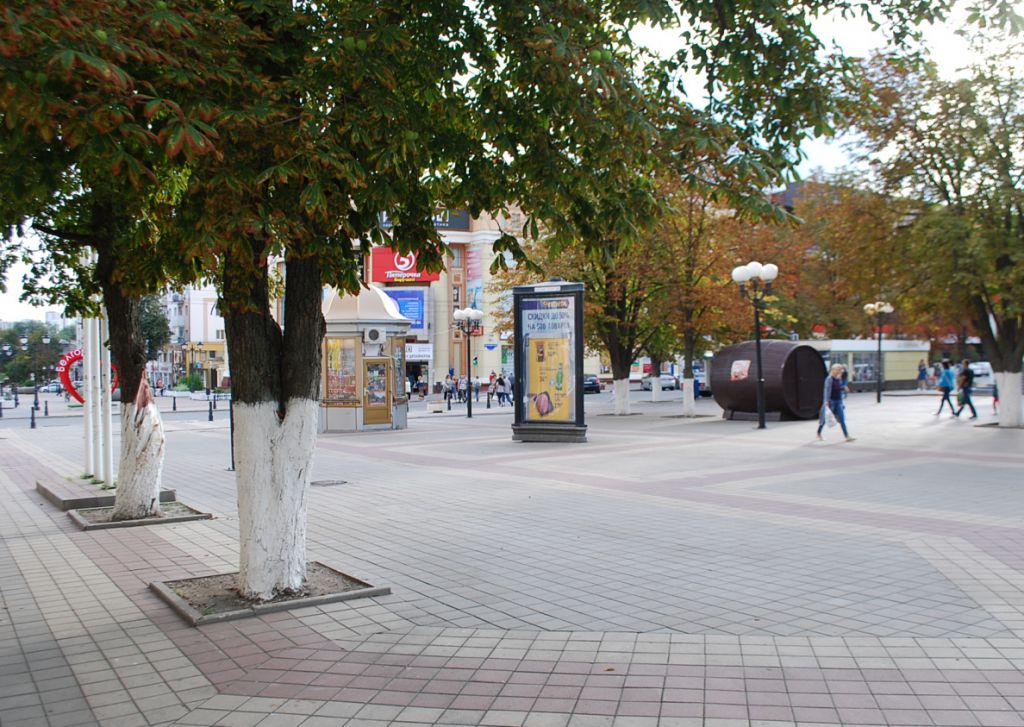 Фотография рекламного носителя, тип: Пиллар 3x1.4, адрес: 50-летия Белгородской обл. ул. Х Преображенская ул., Белгород, Белгородская область, Россия. Сторона А №344110