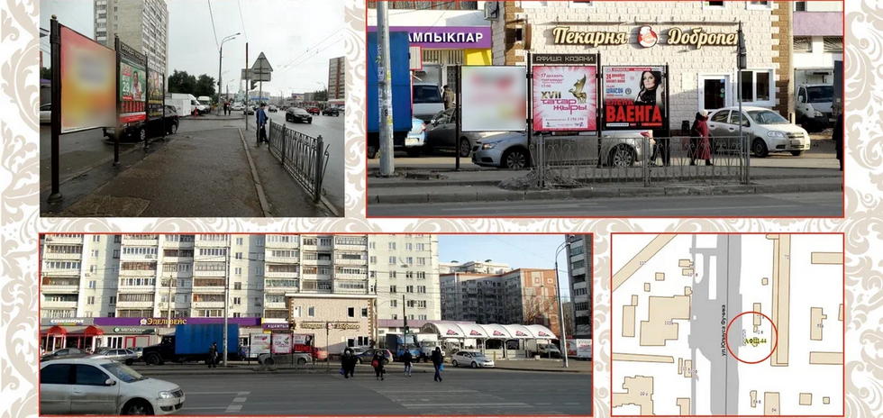 Фотография рекламного носителя, тип: Афиша 1.75x1.8, адрес: Юлиуса Фучика ул., д.72, Казань, Республика Татарстан, Россия. Сторона А1 №1021964