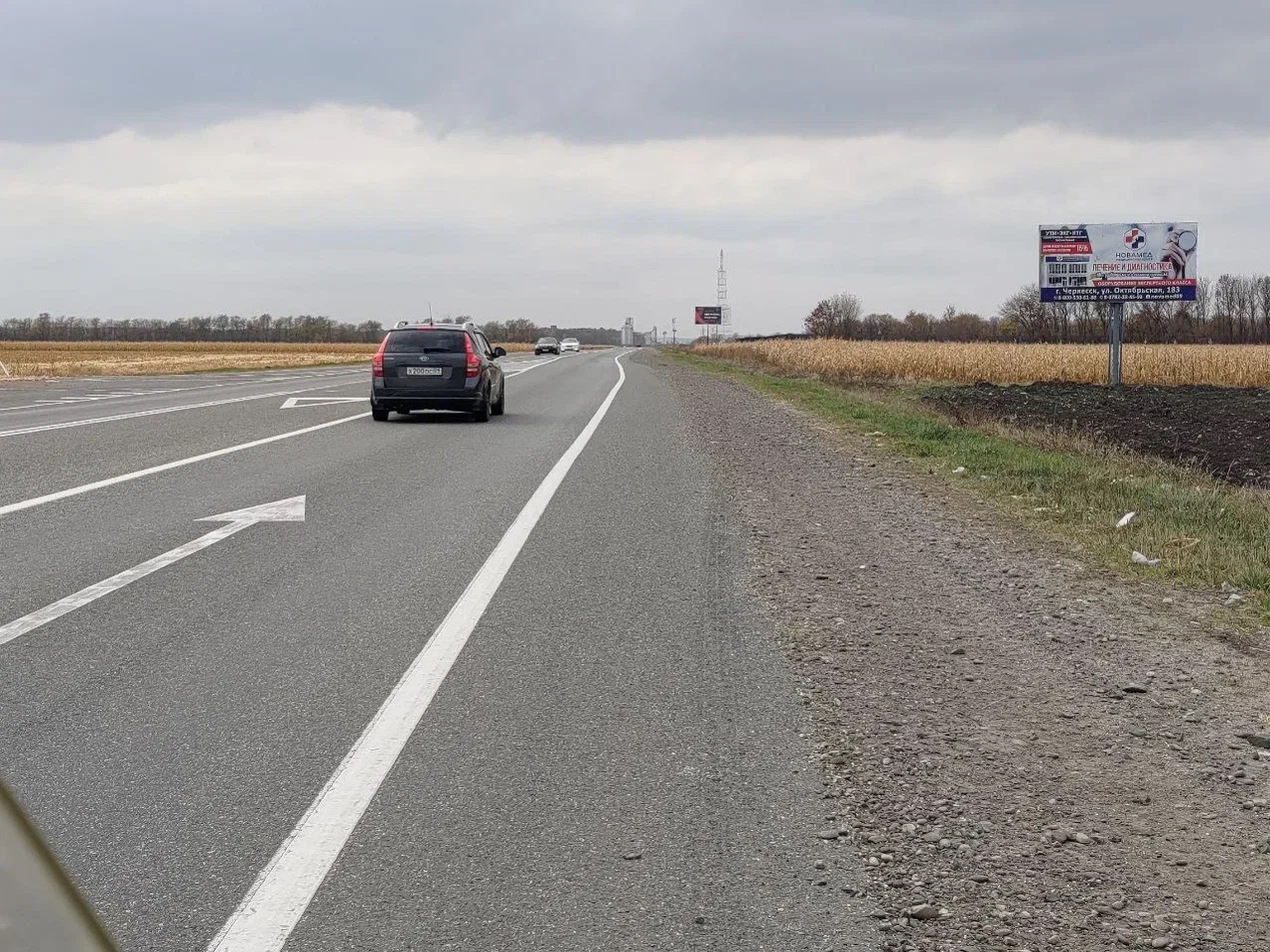 Фотография рекламного носителя, тип: Билборд 3x6, адрес: Лермонтов-Черкесск а/д, въезд в Черкесск г., поз.1, Черкесск, Республика Карачаево-Черкесия, Россия. Сторона А №1075397