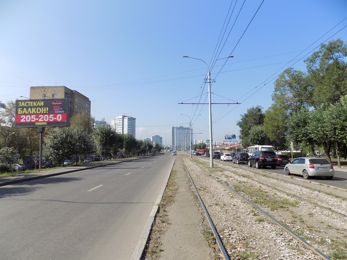 Фотография рекламного носителя, тип: Билборд 3x6, адрес: Красноярский Рабочий пр-т., д.181, Красноярск, Красноярский край, Россия. Сторона Б №780005