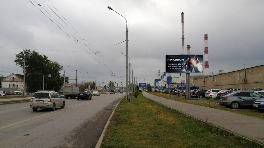 Фотография рекламного носителя, тип: Билборд 3x6, адрес: Героев Хасана ул., автостоянка ПМЗ, Пермь, Пермский край, Россия. Сторона А №835689