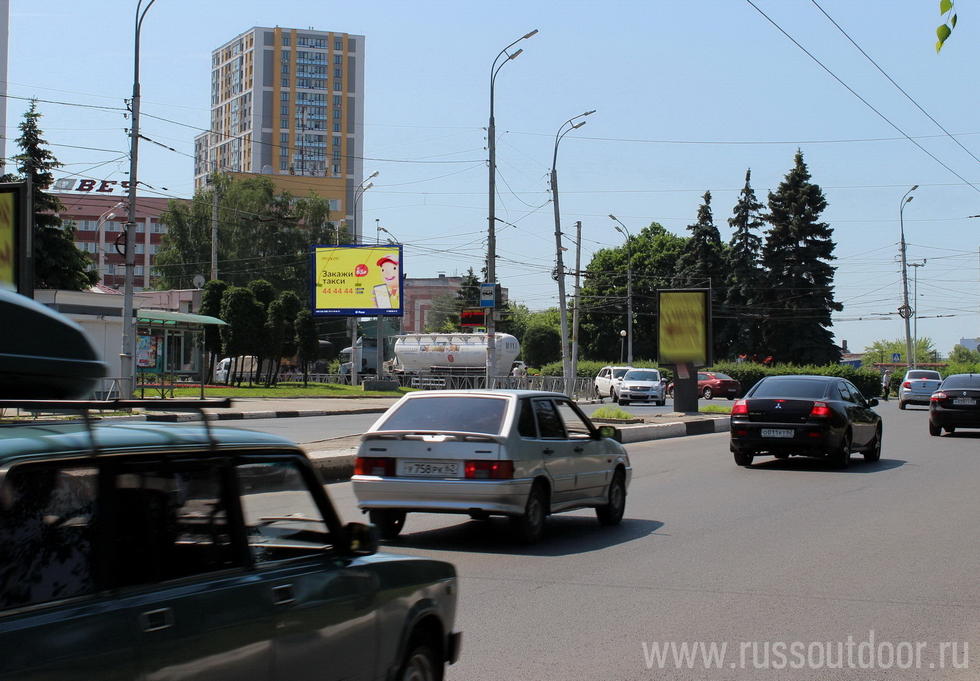 Фотография рекламного носителя, тип: Ситиборд 2.7x3.7, адрес: Вокзальная ул., д.105, Рязань, Рязанская область, Россия. Сторона Б №836565