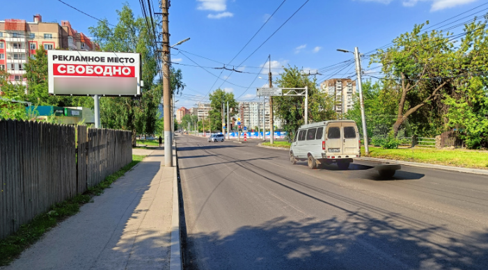 Фотография рекламного носителя, тип: Билборд 3x6, адрес: Академика Киренского ул., д.55, Красноярск, Красноярский край, Россия. Сторона Б №1097814