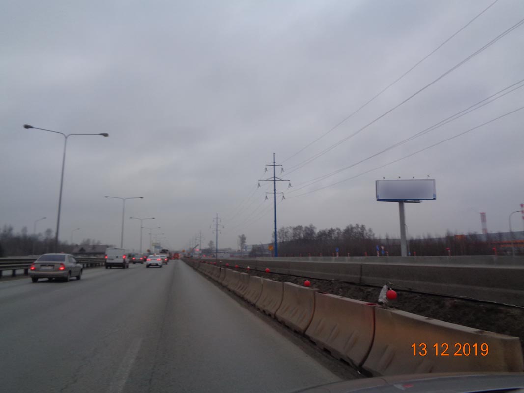 Фотография рекламного носителя, тип: Суперсайт 4x12, адрес: Новорязанское ш., 25 100м, Московская область, Россия. Сторона А №809620