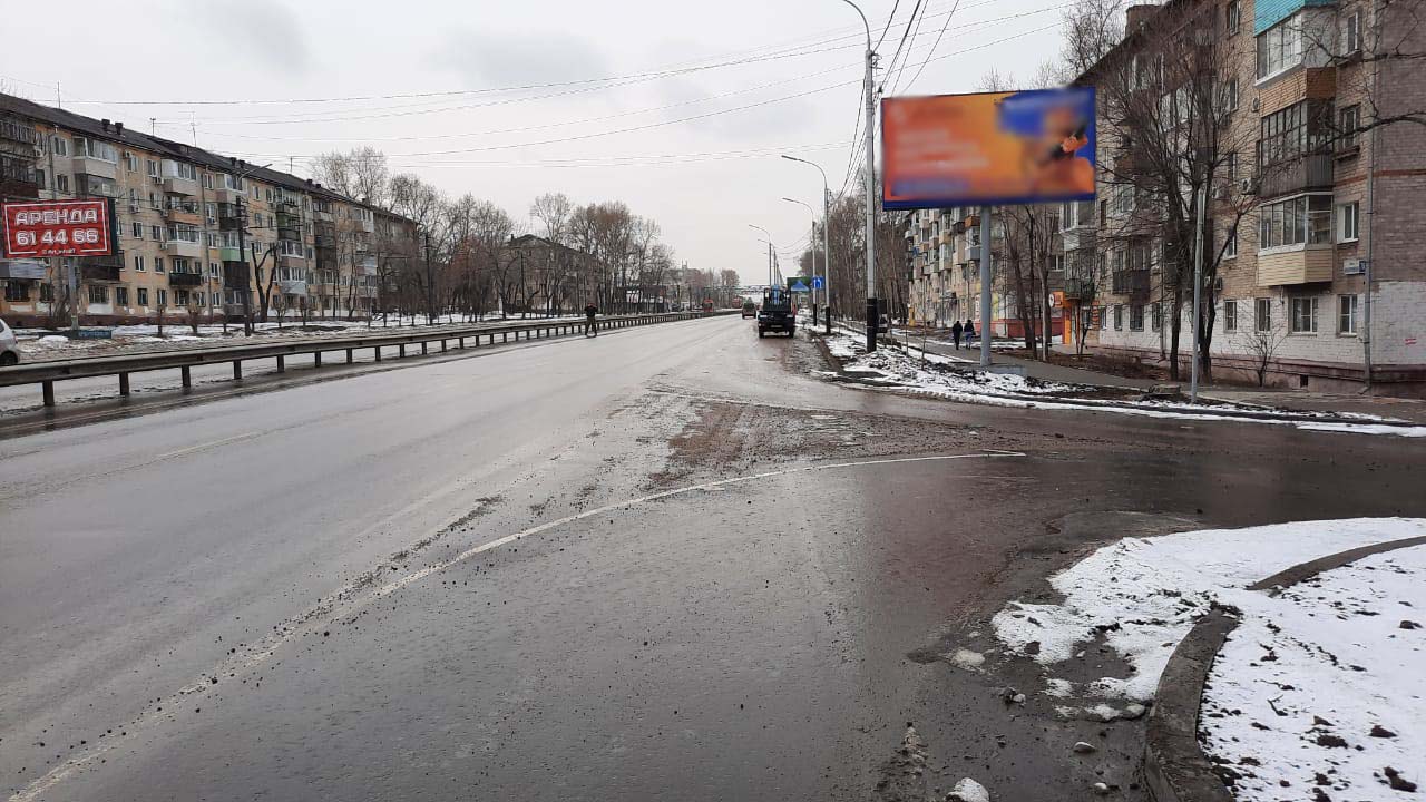 Фотография рекламного носителя, тип: Билборд 3x6, адрес: Краснореченская ул., д.75, Хабаровск, Хабаровский край, Россия. Сторона А №971396