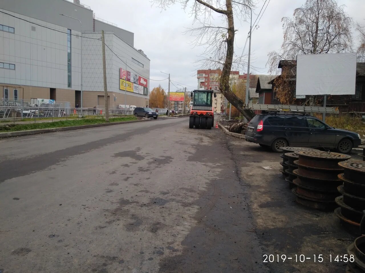 Фотография рекламного носителя, тип: Ситиборд 2.7x3.7, адрес: Поморская ул., д.60, Архангельск, Архангельская область, Россия. Сторона А №765903