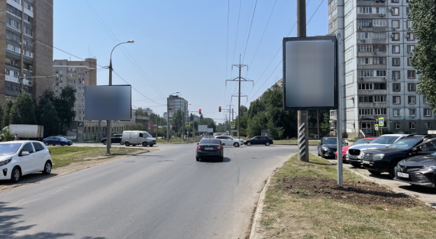 Фотография рекламного носителя, тип: Панель-кронштейн, адрес: Чернореченская ул. Х Дачная ул., Самара, Самарская область, Россия. Сторона А №1081062