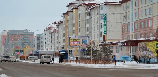 Фотография рекламного носителя, тип: Билборд 3x6, адрес: Ленина ул., д.34а, Нижневартовск, Ханты-Мансийский автономный округ – Югра, Россия. Сторона А1-А3 №853737