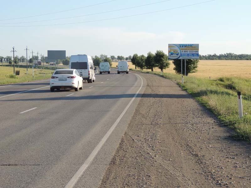 Фотография рекламного носителя, тип: Билборд 3x6, адрес: Крымск-Славянск-на-Кубани а/д., 5 970м, Крымск, Краснодарский край, Россия. Сторона А №713942