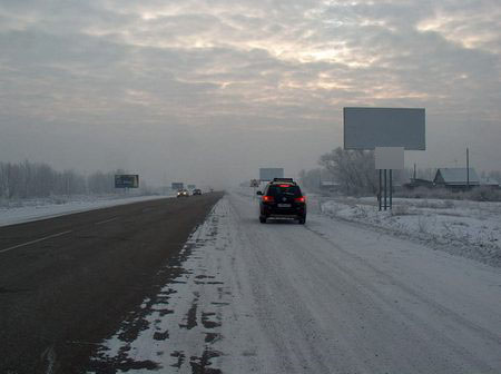 Фотография рекламного носителя, тип: Билборд 3x6, адрес: Минусинск - Абакан а/д., Подсинее, поз.8, Абакан, Республика Хакасия, Россия. Сторона B №425642