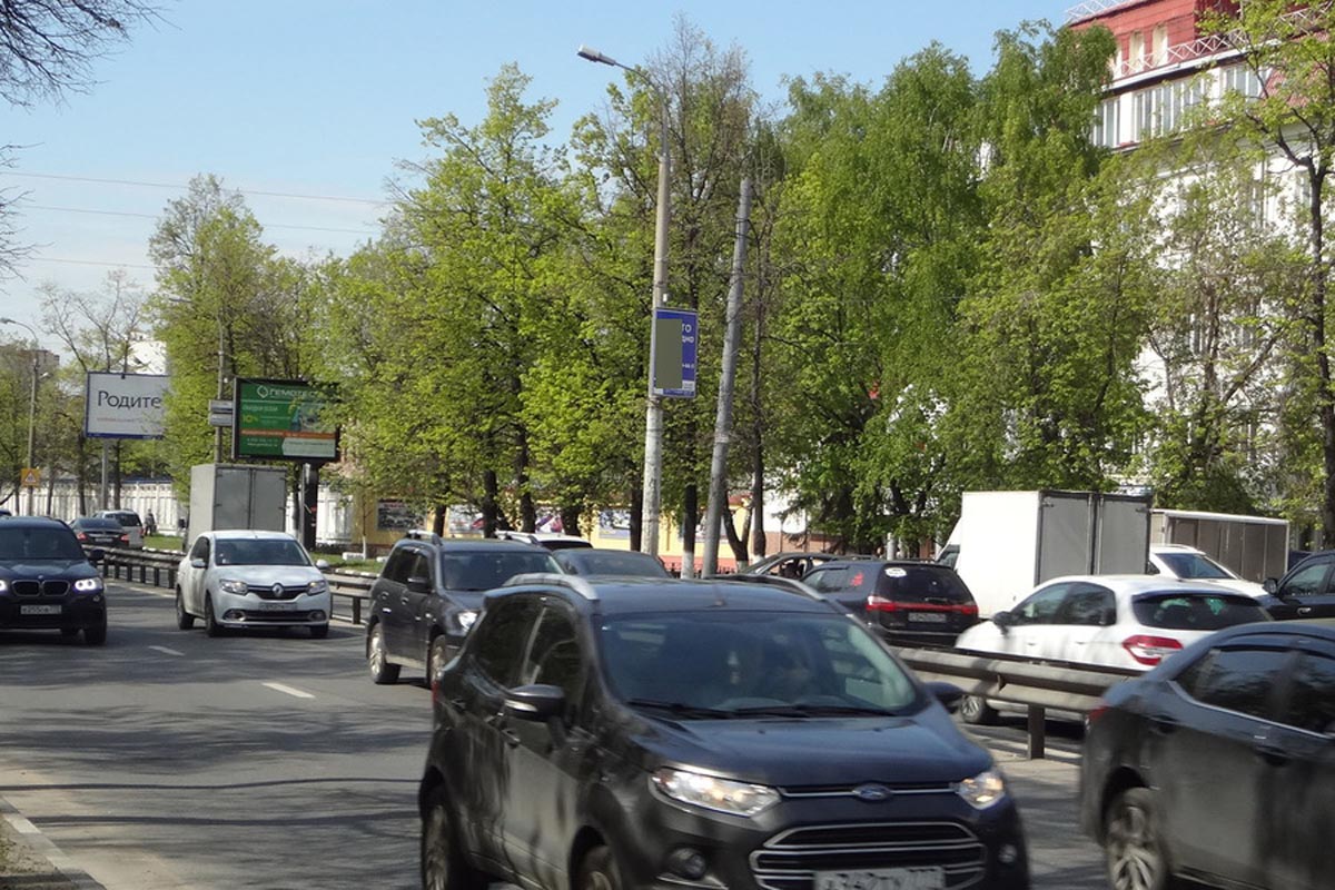 Фотография рекламного носителя, тип: Панель-кронштейн, адрес: Октябрьский пр-т., д.127, Люберцы, Московская область, Россия. Сторона А №634619