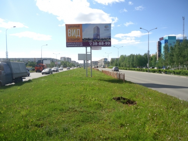 Фотография рекламного носителя, тип: Билборд 3x6, адрес: Мира ул., д.22, Сургут, Ханты-Мансийский автономный округ – Югра, Россия. Сторона Б №440166