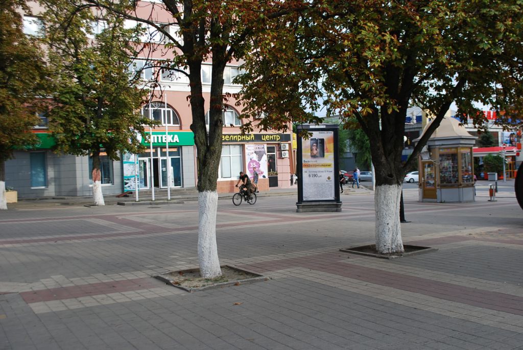 Фотография рекламного носителя, тип: Пиллар 3x1.4, адрес: 50-летия Белгородской обл. ул. Х Преображенская ул., Белгород, Белгородская область, Россия. Сторона C №344112