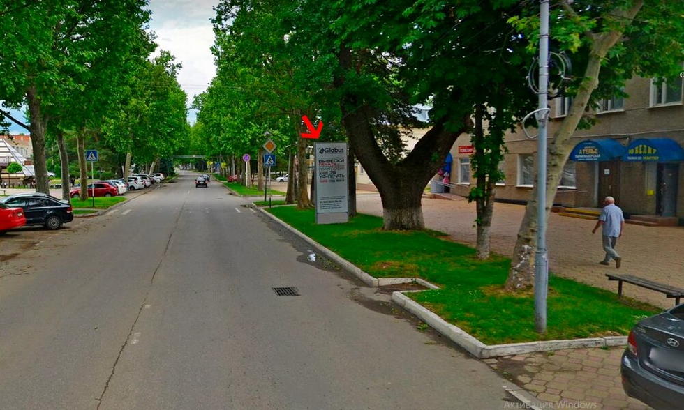 Фотография рекламного носителя, тип: Нестандартный ситиформат, адрес: Красная ул., д.73А, Кореновск, Краснодарский край, Россия. Сторона А №1025985