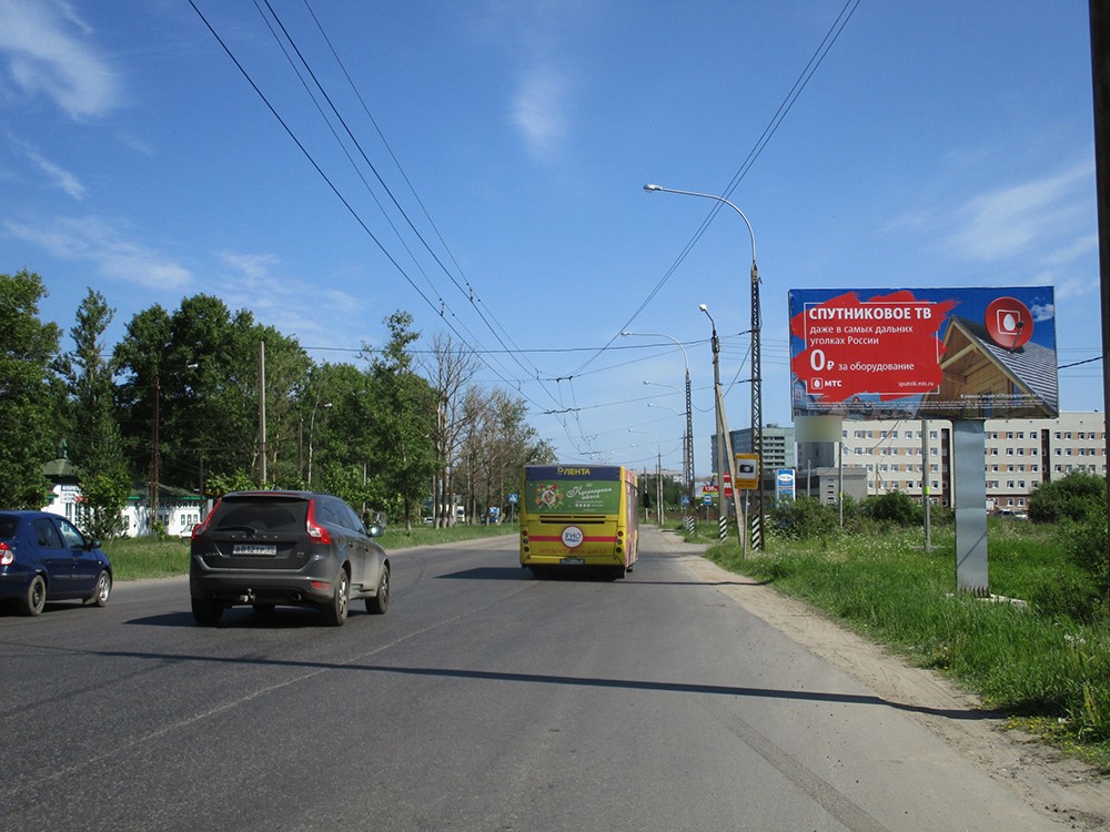 Фотография рекламного носителя, тип: Билборд 3x6, адрес: Пошехонское ш., д.27А, Вологда, Вологодская область, Россия. Сторона А №643461