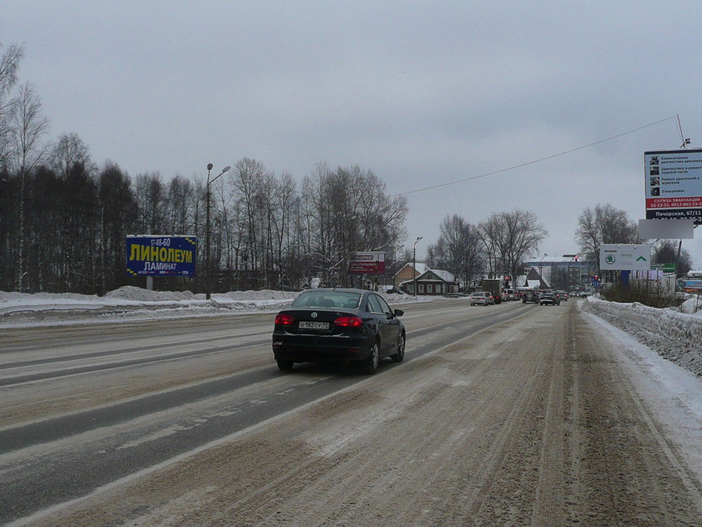 Фотография рекламного носителя, тип: Билборд 3x6, адрес: Октябрьский пр-т. Х Печорская ул., Сыктывкар, Республика Коми, Россия. Сторона Б №567637