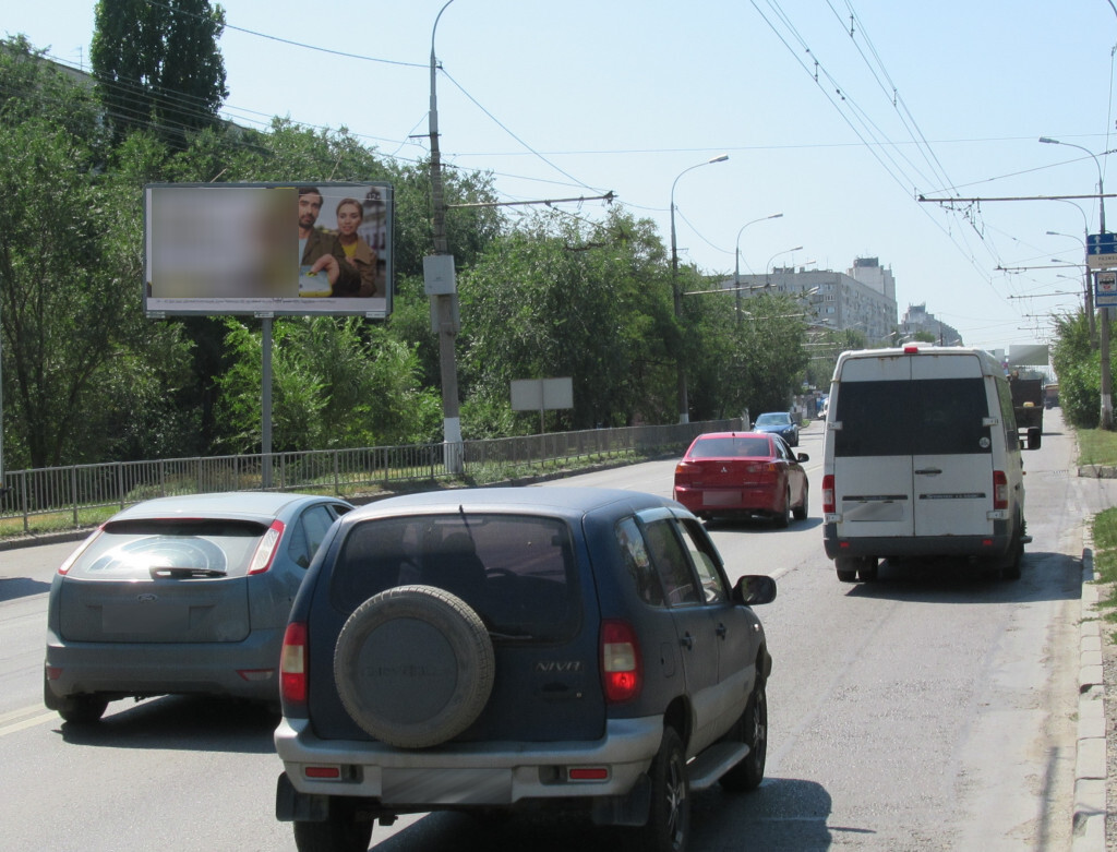 Фотография рекламного носителя, тип: Билборд 3x6, адрес: Еременко ул., напротив д.92, Волгоград, Волгоградская область, Россия. Сторона Б №1000690