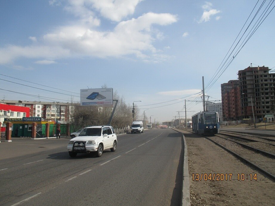 Фотография рекламного носителя, тип: Билборд 3x6, адрес: Строителей пр-т., ГУП КСК, Улан-Удэ, Республика Бурятия, Россия. Сторона В №697137