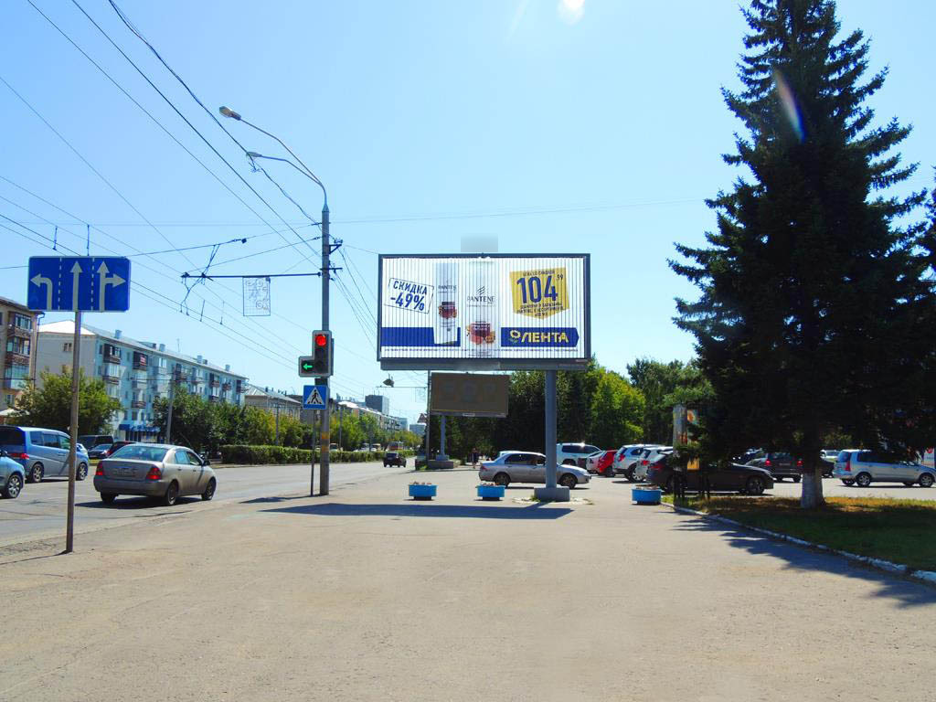 Фотография рекламного носителя, тип: Билборд 3x6, адрес: Ленина пр-т., д.147 Х Аносова ул., Барнаул, Алтайский край, Россия. Сторона А1 №291750