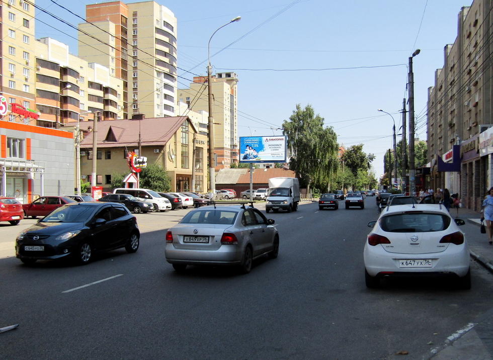 Фотография рекламного носителя, тип: Билборд 3x6, адрес: Хользунова ул., д.36, Воронеж, Воронежская область, Россия. Сторона Б №449454