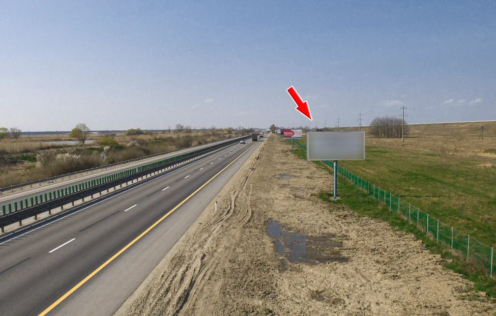 Фотография рекламного носителя, тип: Билборд 3x6, адрес: М-4 Дон а/д, 1348 950м, Краснодар, Краснодарский край, Россия. Сторона А №602519