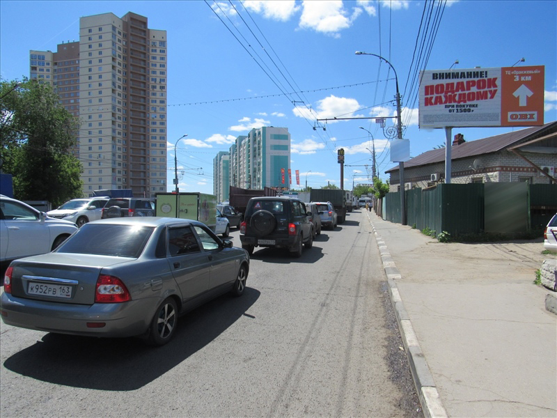 Фотография рекламного носителя, тип: Билборд 3x6, адрес: Верхняя ул. Х Чернышевского ул., д.3, Саратов, Саратовская область, Россия. Сторона А №819269