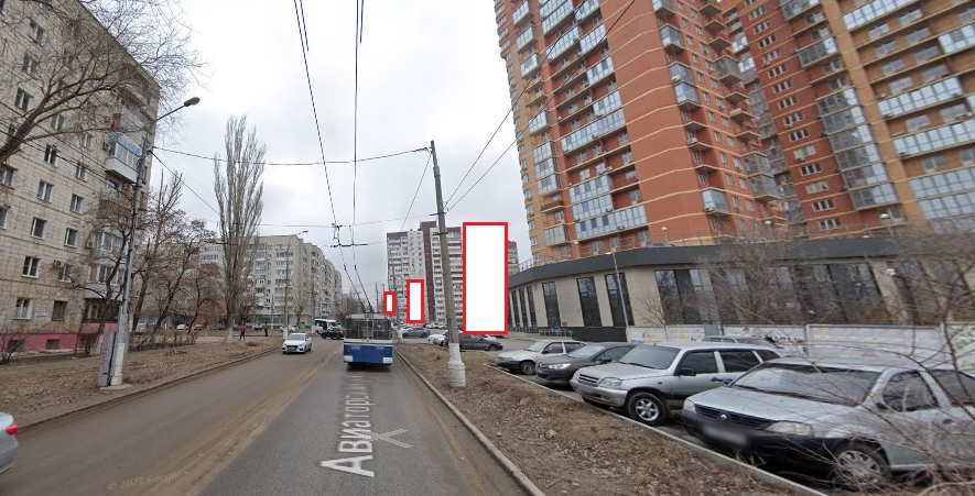 Фотография рекламного носителя, тип: Панель-кронштейн, адрес: Авиаторская ул., поз.2, Волгоград, Волгоградская область, Россия. Сторона А №1097045