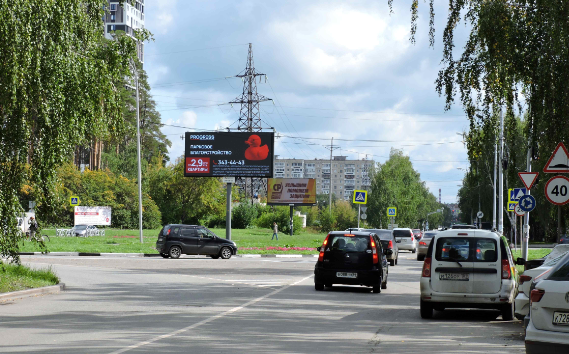 Фотография рекламного носителя, тип: Видеоэкран, адрес: Бардина, д.19, поз.1, Екатеринбург, Свердловская область, Россия. Сторона A1-A10 №1054626
