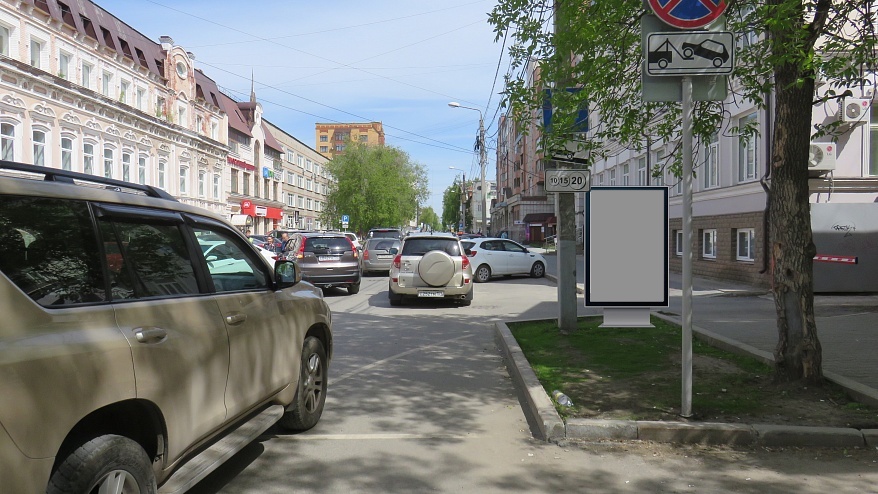 Фотография рекламного носителя, тип: Ситиформат 1.8x1.2, адрес: Советская ул., д.49, Пермь, Пермский край, Россия. Сторона А1-А6 №759146